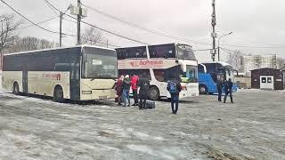 Автостанция Новоясеневская Москва. Автобусная станция дальнего следования. Краткий vlog обзор. 