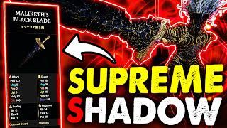 THE STRONGEST MALIKETH'S BLACK BLADE BUILD IN ELDEN RING 1.16 SHADOW OF THE ERDTREE BROKEN BUILD