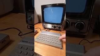Timex Sinclair 1500, 1983.  The Bowling game #shorts #vintagegaming