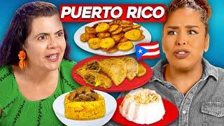 Mexican Moms Try Puerto Rican Food