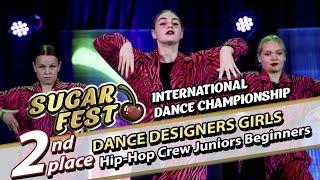 2-nd Place - DANCE DESIGNERS GIRLS - Hip-Hop Crew Juniors Beginners