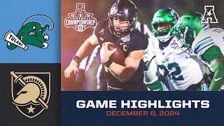 Game Highlights: Tulane vs Army (Dec. 6, 2024)