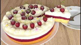 Čerešňová torta ( taká celkom obyčajná ) Cherry cake  / LiViera dessert /