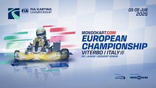 FIA Karting European Championship Junior, OK & Academy - Round 3 Viterbo / Italy (Sunday)