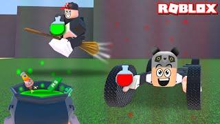 Arabaya Dönüştüm!! İksir Oyunu - Panda ile Roblox Wacky Wizards