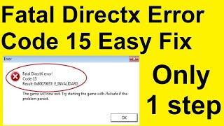 Fatal directx error code 15 just cause 2 fix - Just cause 2 error code 15 fix-100% working