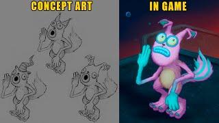 ALL CONCEPT ART & OFFICIAL MONSTERS MSM The Lost Landscapes