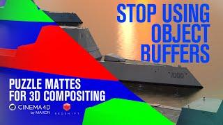 Stop Using Object Buffers | Puzzle Matte Cinema 4d & Redshift