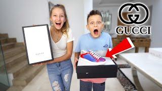 Customizing GUCCI Shoes and Giving them Away!!!!