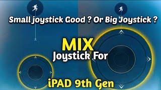 Small joystick vs Big joystick iPad 9th Gen 90 fps  [ ipad 9th gen bgmi + ipad 9th gen pubg ]