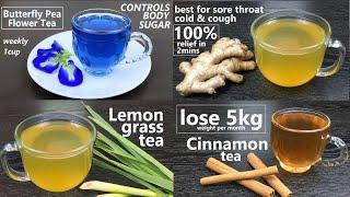 100% Effective 4 Best Herbal Tea Recipes For Good Health | Recipes for Happiness By Ashmi