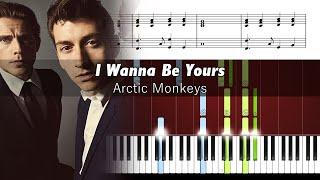 Arctic Monkeys - I Wanna Be Yours - Piano Part Tutorial + SHEETS