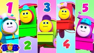 Five Little Trains,Train Song & More Nursery Rhymes for Children