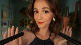 ASMR | New Microphone Test and Trigger Assortment  (whispers, tapping, brushing)