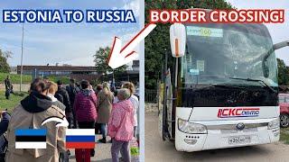 Narva to Saint Petersburg Bus - Russia Travel 2024 (IS IT SAFE?)