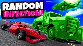 Random Car INFECTION Hide and Seek is HILARIOUS in BeamNG Drive Mods!