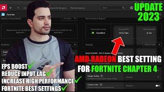 AMD Radeon Best Settings For Fortnite Chapter 4 (Guide 2023)