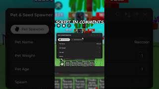 Testing PET SPAWNER Script #growagarden