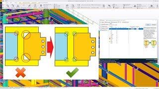 016 Описание работы плагина weldapp для Tekla Structures   Проверка фасок