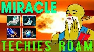 Miracle Techies Roam - Dota 2 Full Game 2016