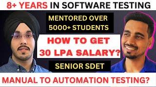 30+ LPA Job as a Software Tester | Non IT to IT in 2024 | Interview Calls | Manual to QA Automation