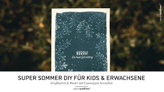 DIY Stamping Tutorial - Sommerliches Ferien-DIY für die Familie