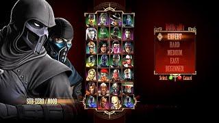 Mortal Kombat 9 - Expert Tag Ladder (Sub-Zero & Noob Saibot) - Gameplay @(1080p)60ᶠᵖˢ 