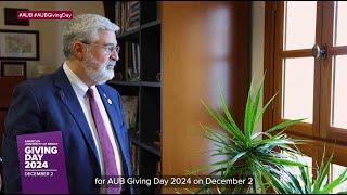 AUB Giving Day 2024 – A message from President Fadlo R. Khuri