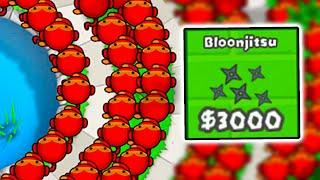 So I filled my entire map with Ninjas and this happened... (Bloons TD Battles)