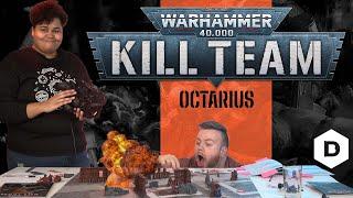 WARHAMMER 40K: Kill Team - Octarius Gameplay | Guardsmen vs. Orks