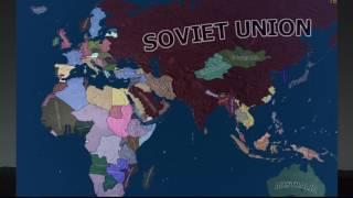 Hearts Of Iron 4, Timelapse World War 2 And 3.