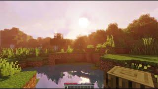 Relaxing Minecraft Gameplay Longplay Building | Survival with Sildur's Shaders [no commentary]