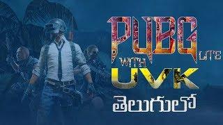 Pubg mobile lite live Telugu / UVK Gaming