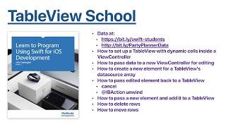 TableView School #6 - Moving and Deleting TableView Rows