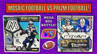 *MOSAIC VS PRIZM FOOTBALL MEGA BOX BATTLE!  WHAT’S THE BETTER RIP/HOLD? 