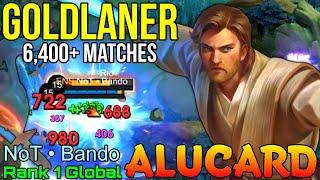 GoldLaner Alucard Insane 6,400+ Matches - Top 1 Global Alucard by NoT • Bando - Mobile Legends