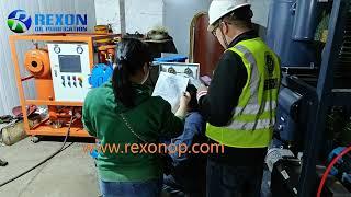 REXON Factory BV Inspection of our Oil Purifier Machine