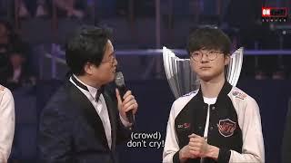 FAKER CRYING #Faker #LCK