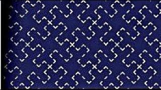 Sashiko Embroidery // Japanese Embroidery Tutorial-33 নকশা কাঁথা। Nakshi katha