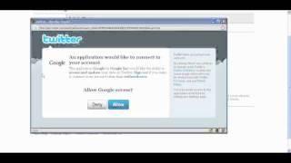 Connecting your Youtube and Twitter Accounts