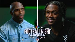 A.J. Brown talks leadership, playing alongside Saquon Barkley | FNIA | NFL on NBC (FULL INTERVIEW)