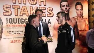 SAM EGGINGTON v GLENN FOOT - OFFICIAL HEAD TO HEAD @ FINAL PRESS CONFERENCE / HIGH STAKES