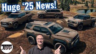 New Look for 2025 Tacoma, 4Runner, Tundra, and Sequoia - REVEALED!