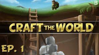 Building A Shelter! - Ep. 1 - Craft the World - Let's Play