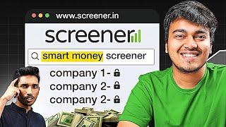 Predicting Stock Movement Using Smart Money Screener | How to Make Screener Part 3