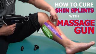 How To Use A Massage Gun On Shin Splints | Physical Therapist Teaches