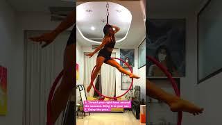 AERIAL HOOP BEGINNER TUTORIAL | THE AERIAL BESTIES | SUBSCRIBE FOR MORE#aerialhoop