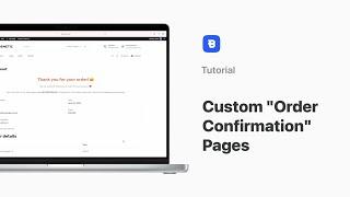 Custom "Order Confirmation" Pages | Tutorial | Blocksy 2