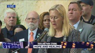 Hope and Healing: Memorial service for massacre victims at Highland Park City Hall