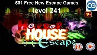 [Walkthrough] 501 Free New Escape Games level 241 - Horror house escape - Complete Game